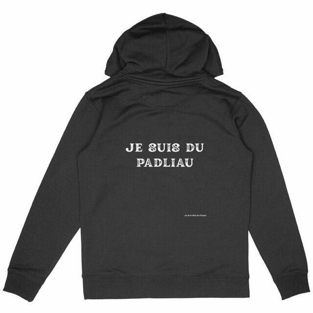 Image back Sweat à capuche Epais Unisexe je suis du padliau