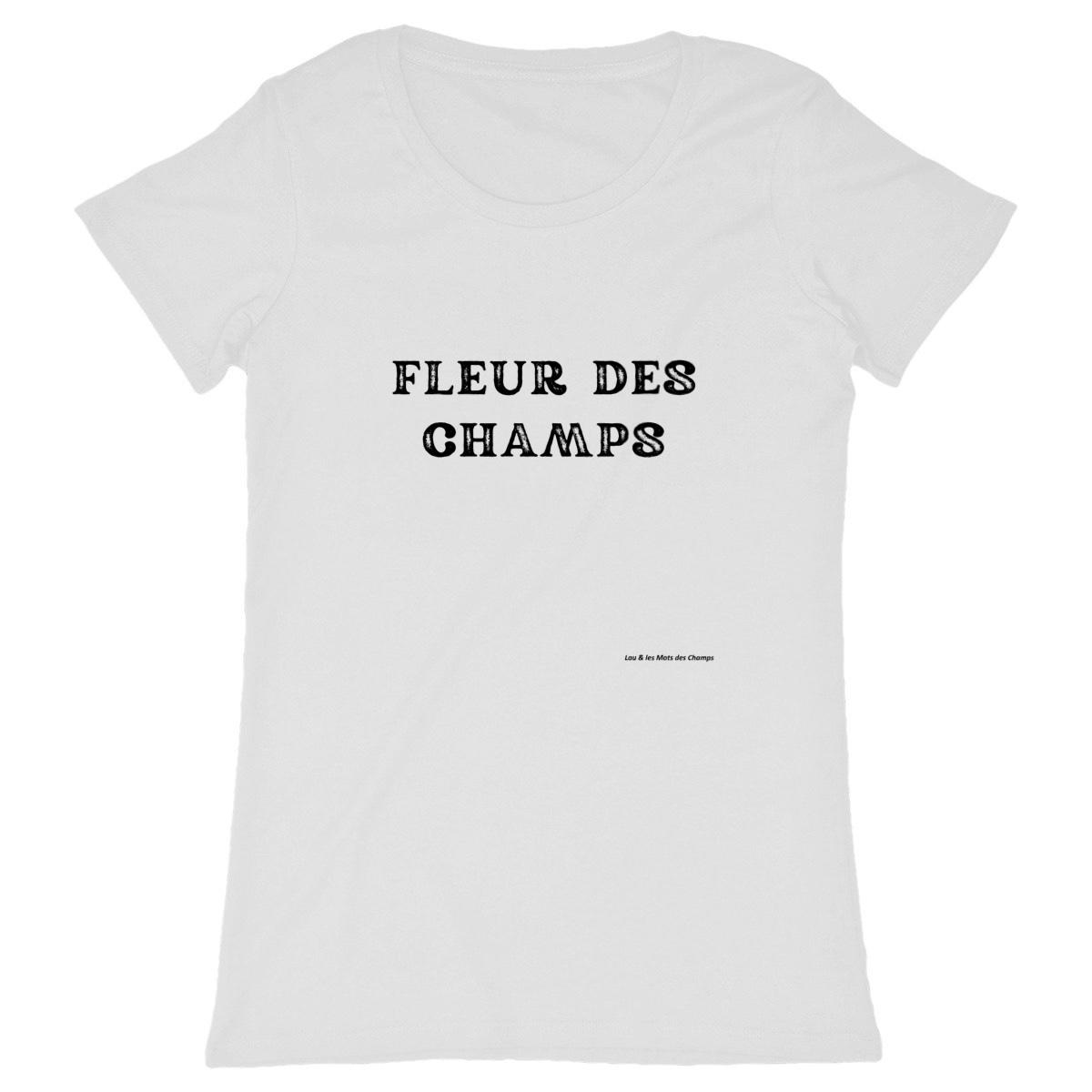 Image back T-shirt Femme Classique fleur des champs