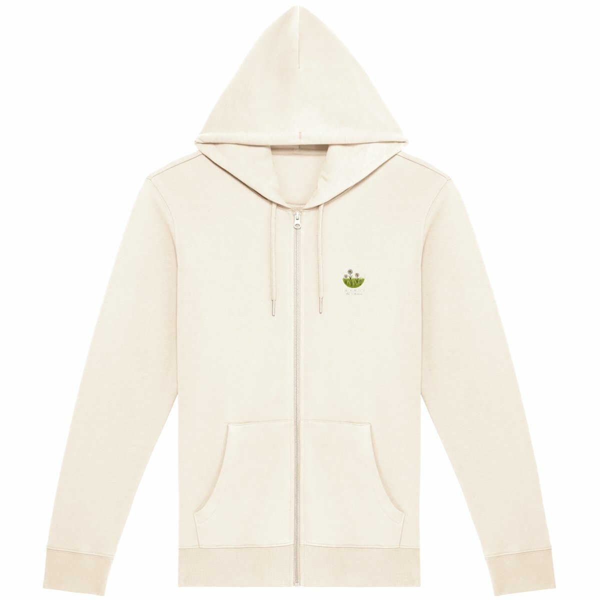 Image back Sweat à capuche zippé élevée en plein air