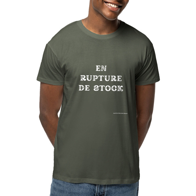 Image front T-shirt unisexe léger en rupture de stock