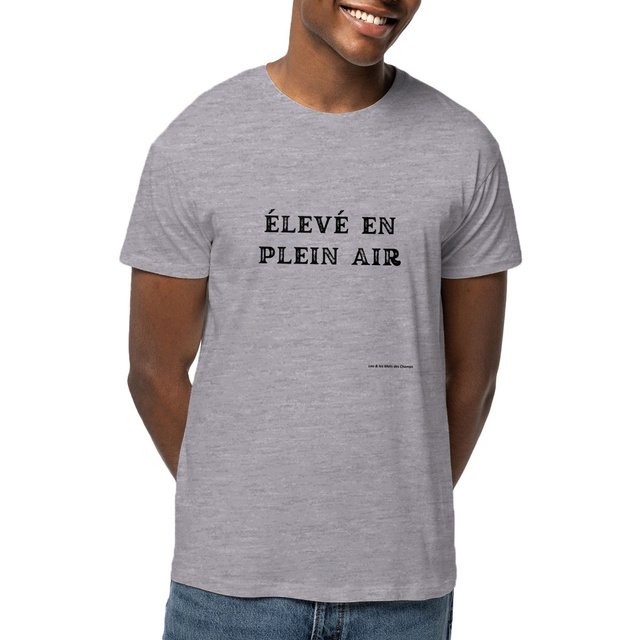 Image front T-shirt unisexe léger élevé en plein air