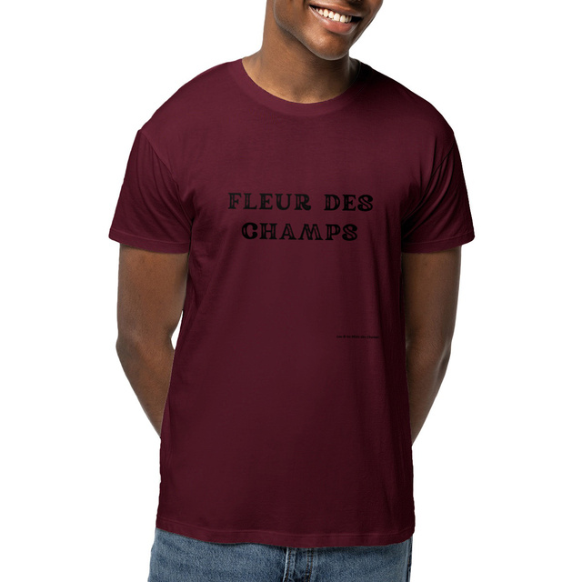 Image front T-shirt Unisexe léger fleur des champs