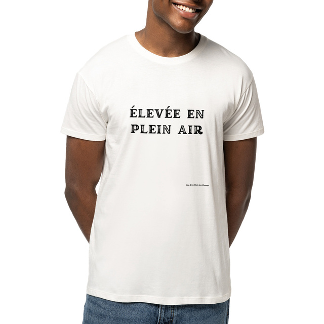Image front T-shirt unisexe léger élevée en plein air