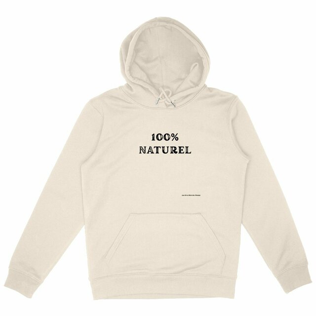 Image back Sweat à capuche Epais Unisexe 100% naturel