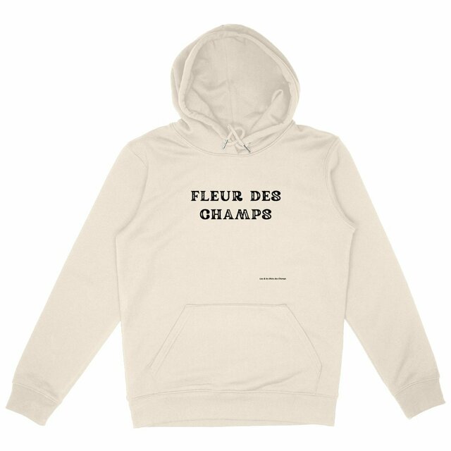 Image back Sweat à capuche Epais Unisexe fleur des champs