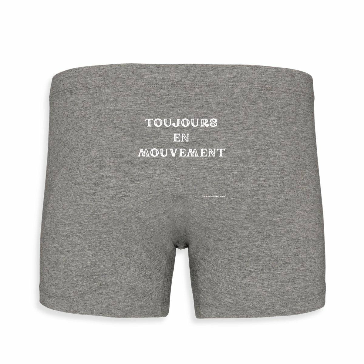Image back boxer toujours en mouvement