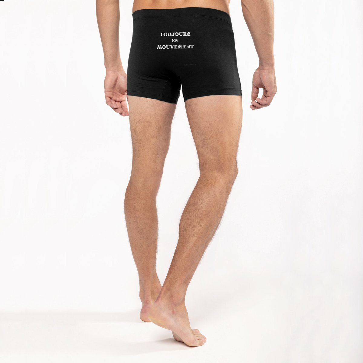 Image front boxer toujours en mouvement