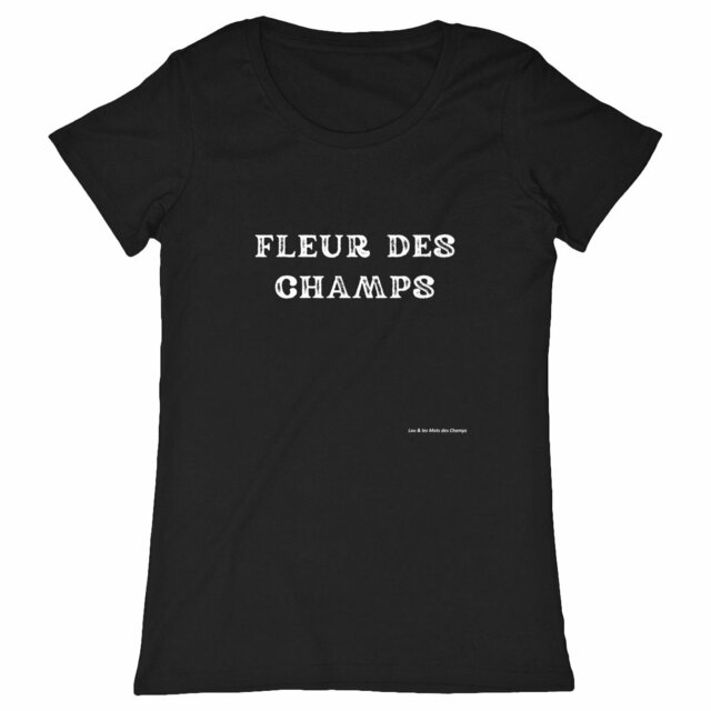 Image back T-shirt Femme Classique fleur des champs