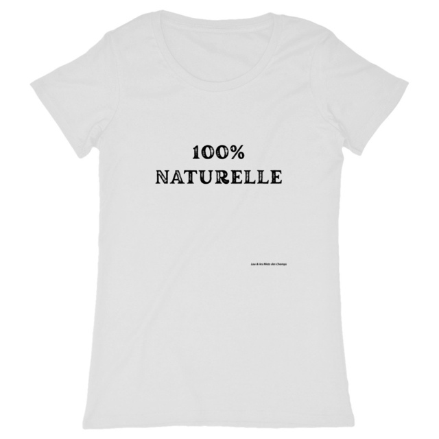 Image back T-shirt Femme Classique 100% naturelle