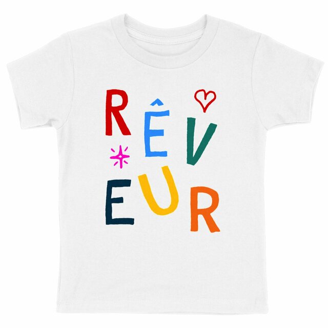 Image front Rêveur | T-shirt Enfant Epais