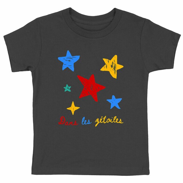 Image front Dans les zétoiles | T-shirt Enfant Epais