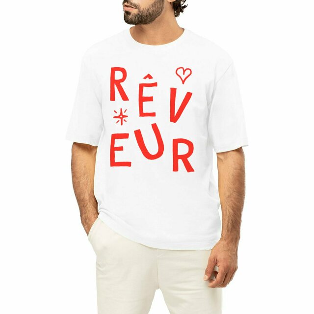 Image front Rêveur | T-shirt Unisexe Oversized