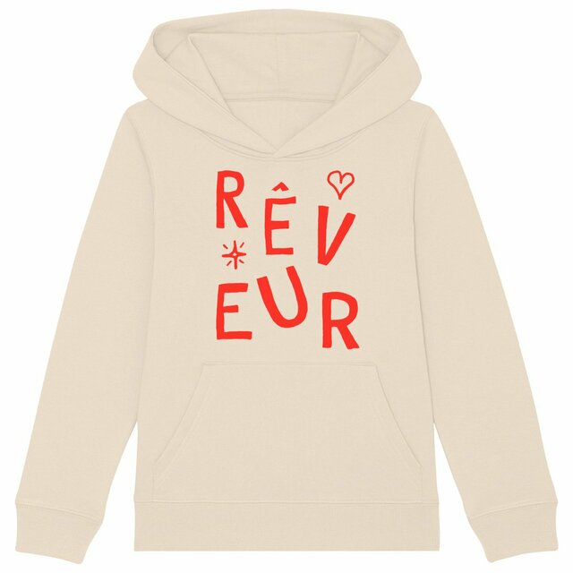 Image front Rêveur | Sweat à capuche Epais Enfant