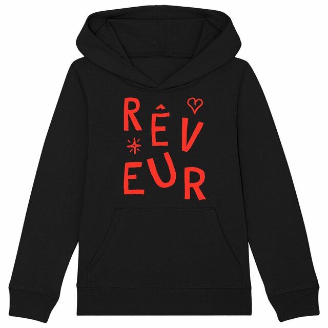 Image back Rêveur | Sweat à capuche Epais Enfant
