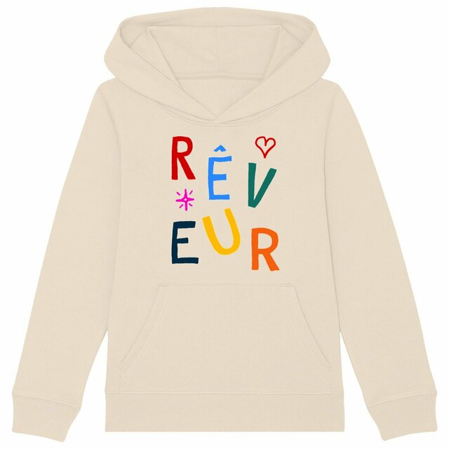 Image front Rêveur | Sweat à capuche Epais Enfant