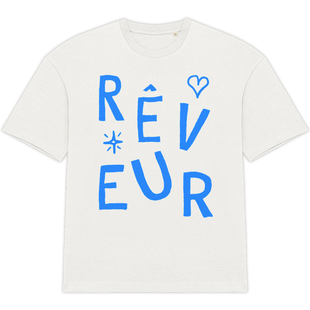 Image front Rêveur | T-shirt Unisexe Oversized