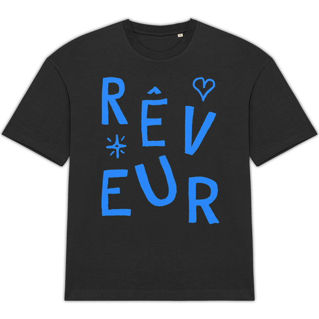 Image back Rêveur | T-shirt Unisexe Oversized