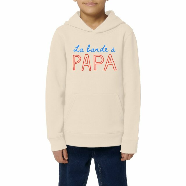 Image front La bande à papa | Sweat à capuche Epais Enfant