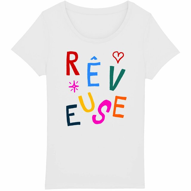 Image back Rêveuse | T-shirt Femme Léger