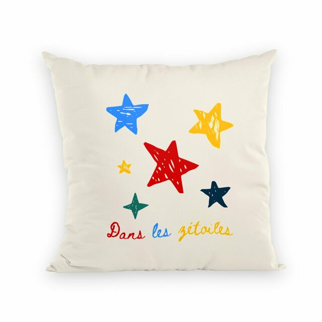 Image front Dans les zétoiles | Coussin