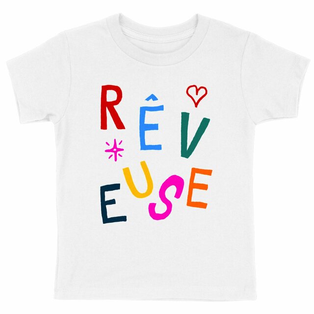 Image back Rêveuse | T-shirt Enfant Epais