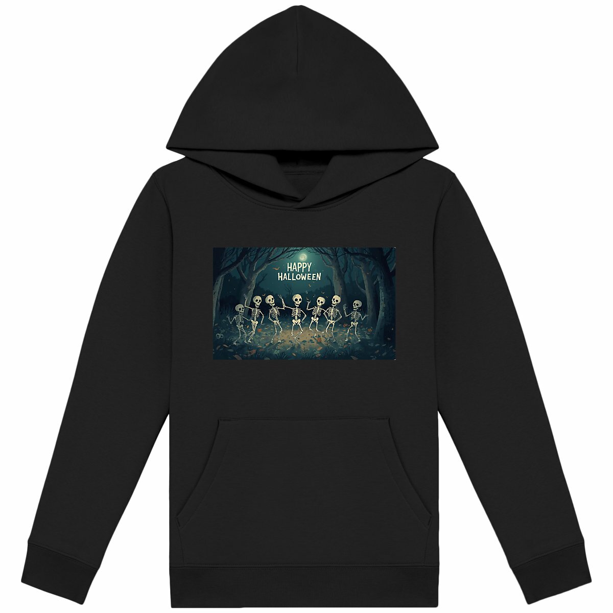 Image back Kids Halloween Hoodie - Happy Halloween
