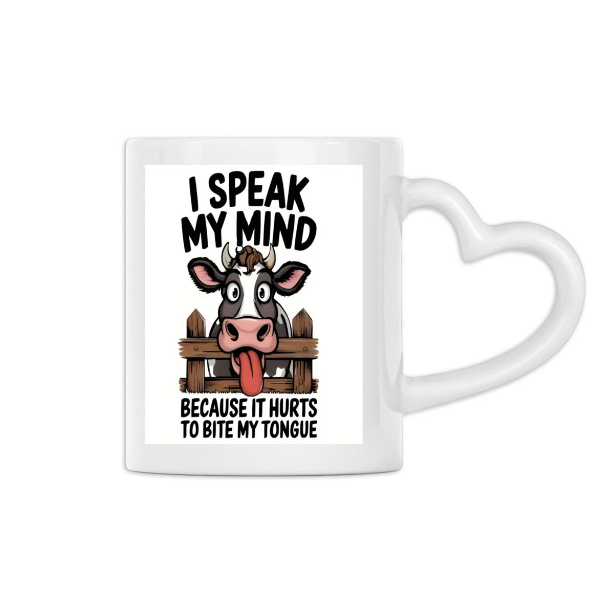 Image back Ceramic mug - Speak my mind