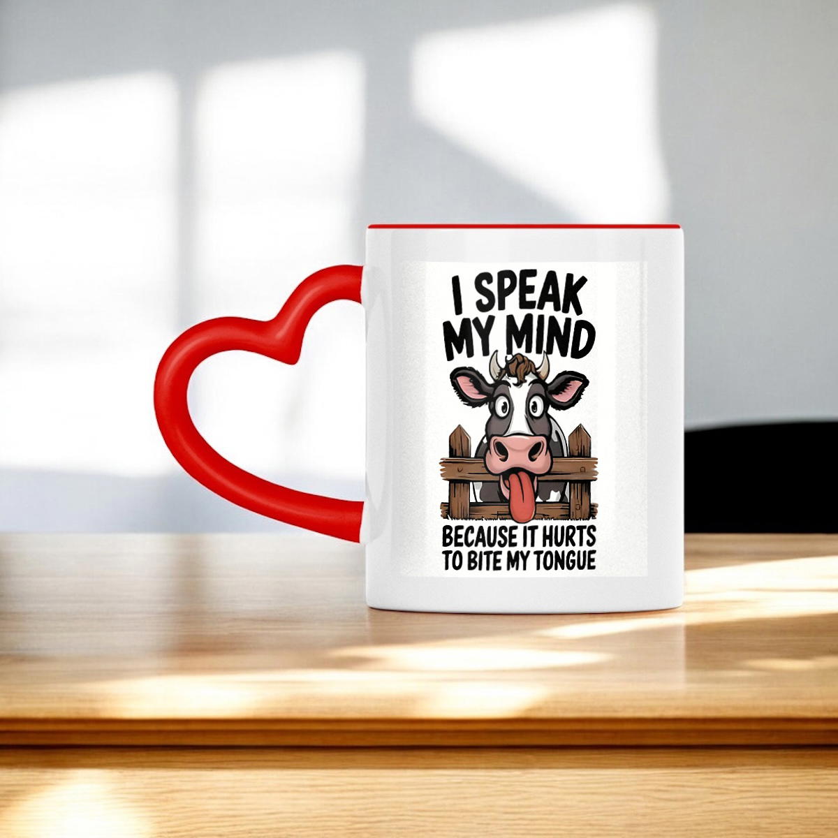 Image front Ceramic mug - Speak my mind
