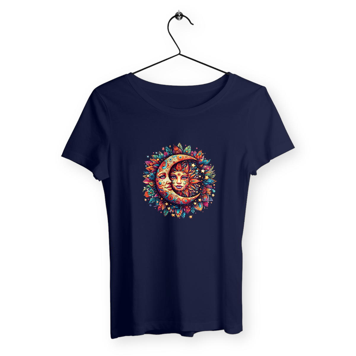 Image back Sun-Moon, zing-zang Girls T shirt 