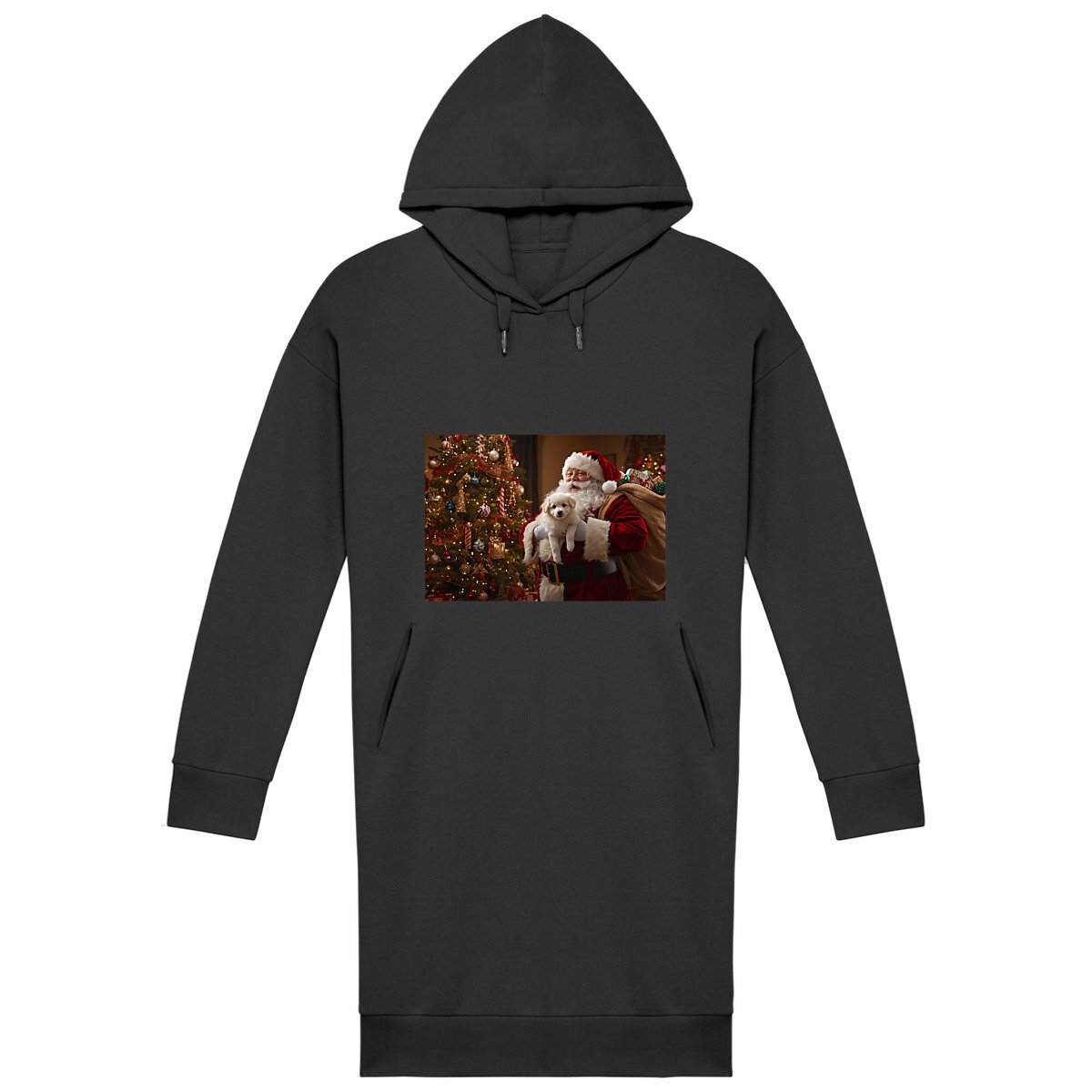 Image back Women organic Festive hoodie