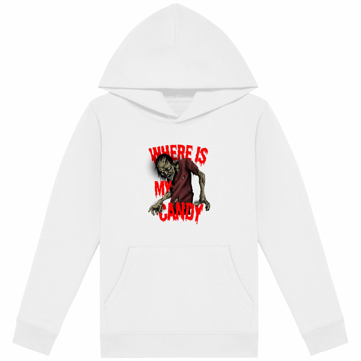 Image back Unisex Kids Hoodie - Halloween special