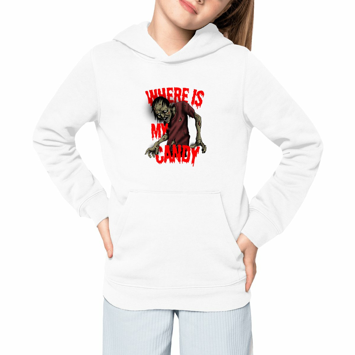Image front Unisex Kids Hoodie - Halloween special