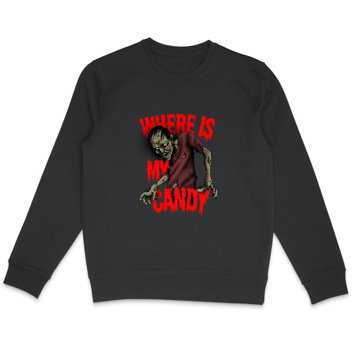 Image back Men Halloween Premium sweatshirt