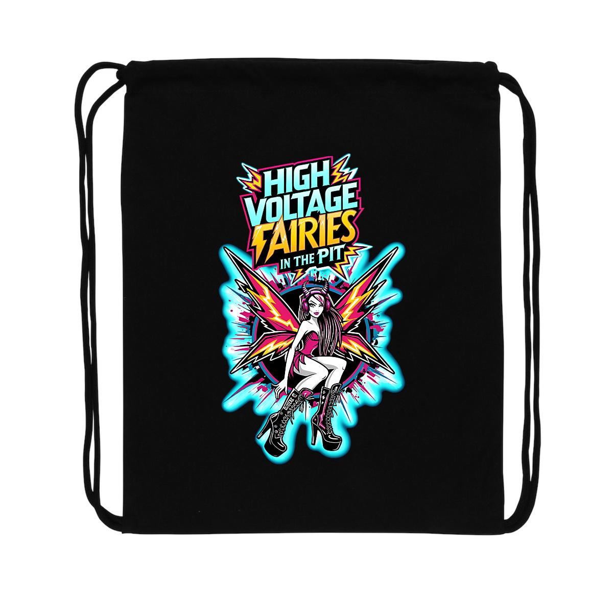 Recycled drawstring backpack - Image