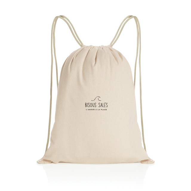 Image front Sac à cordelettes bisous salés 