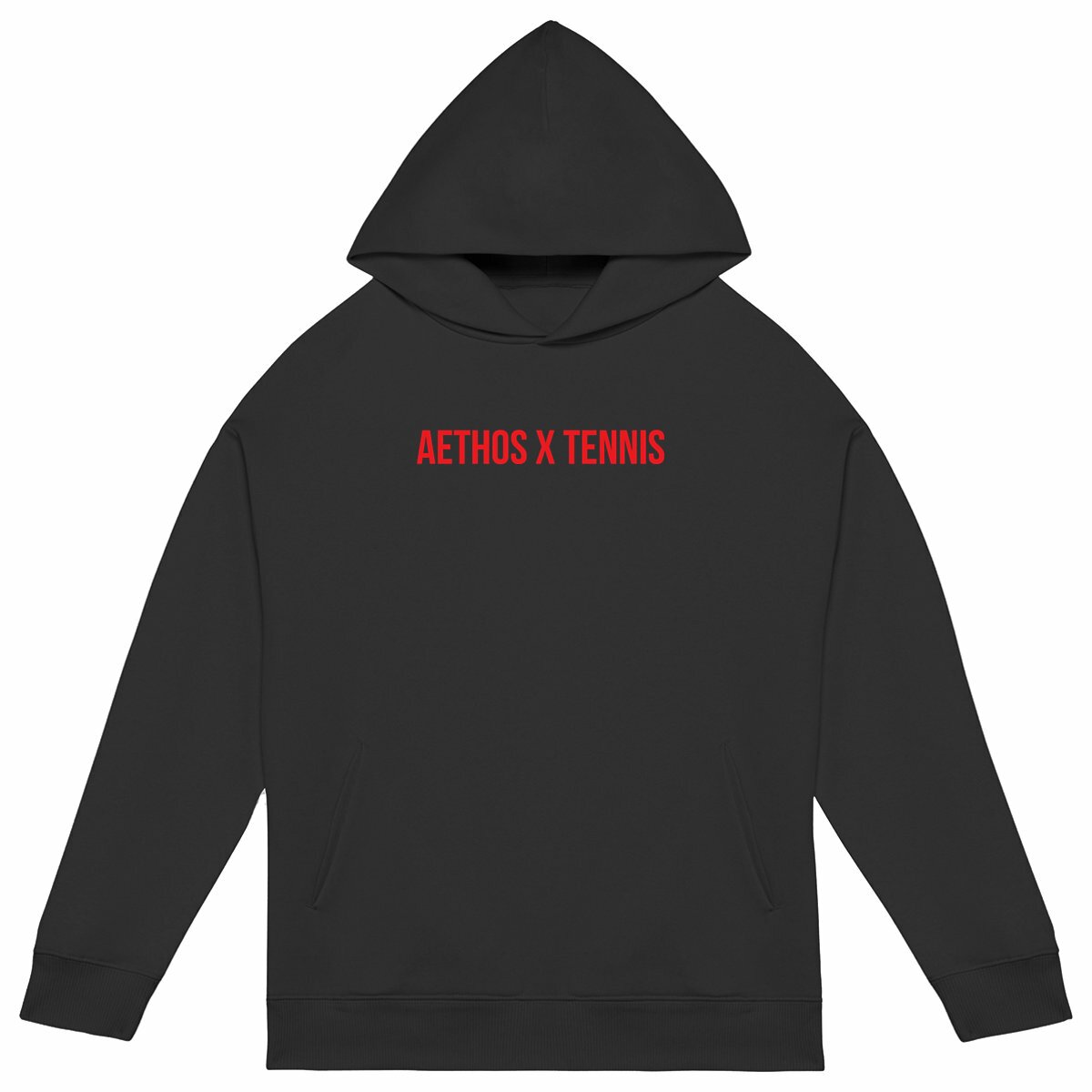 Image front Sweat à Capuche Unisexe Oversized Aethos x Tennis