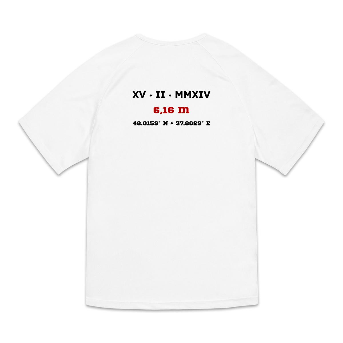Image back T-shirt de Sport Homme Aethos x Saut à la Perche - Record de France 6,16 m 
