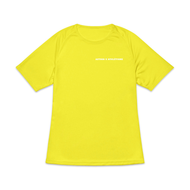 Image back T-shirt de sport recyclé pour femme Aethos x Athlétisme - l'instinct de la piste