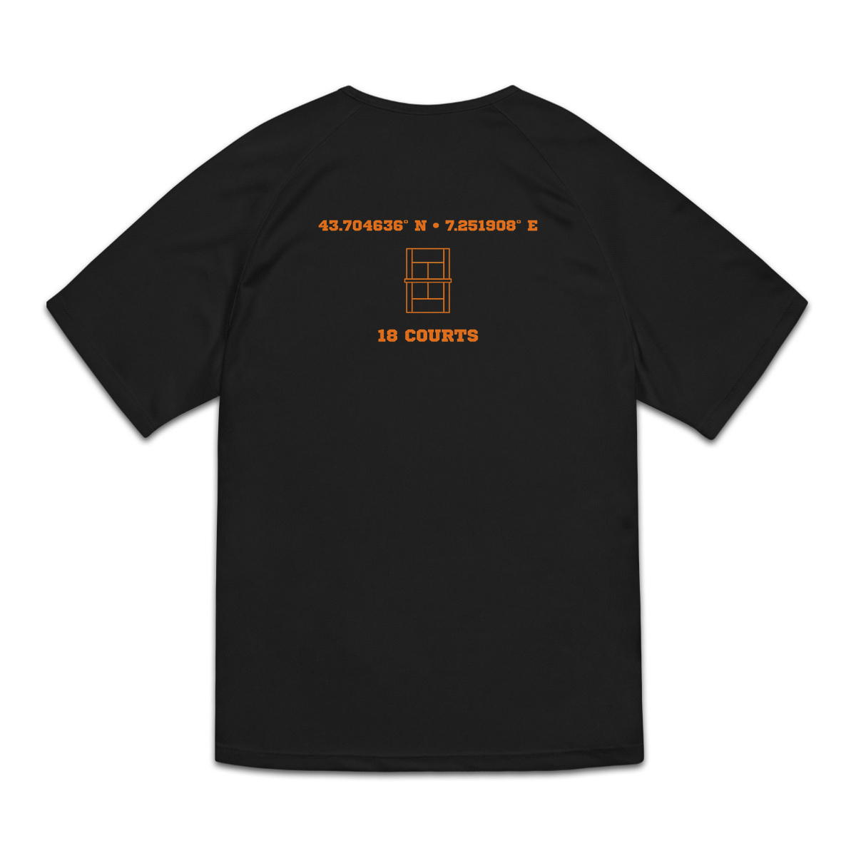 Image back T-shirt de Sport Recyclé Homme Aethos x Tennis – Club Côte d’Azur