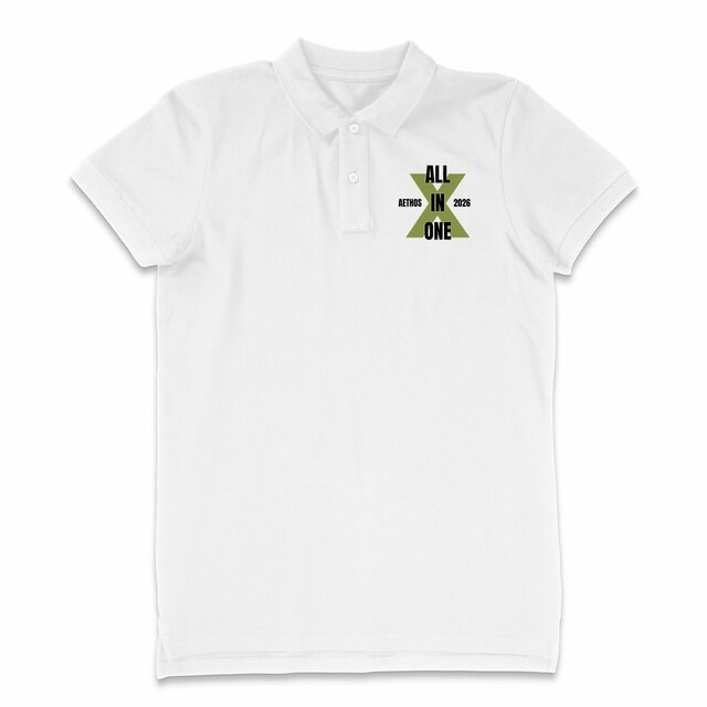 Image front Polo Léger Homme Aethos x Golf - all in one