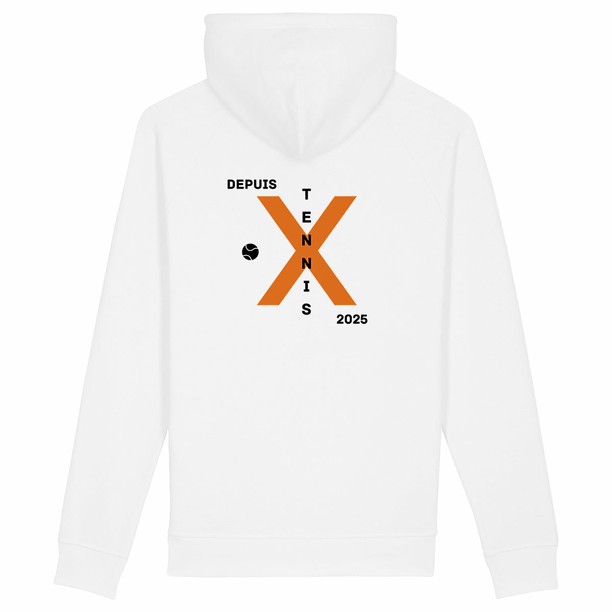 Image back Sweat à capuche Aethos x Tennis - Depuis 2025