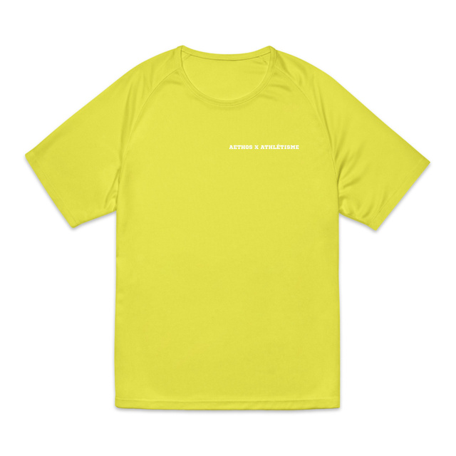 Image back T-shirt de sport recyclé pour homme Aethos x Athlétisme - l'instinct de la piste