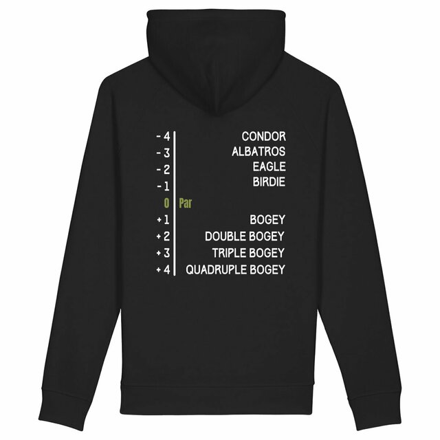 Image back Sweat à capuche Aethos x Golf - origine du golf/scoring