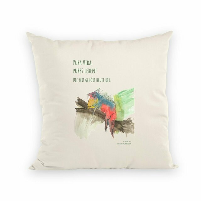 Image back SketchLoose Tieredition Pura Vida Leguan Kissen