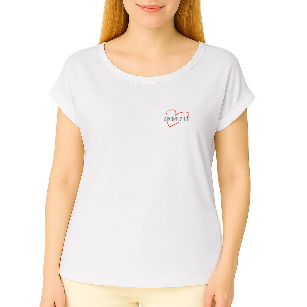 Image front SchweinfurtLiebe Damen-Shirt