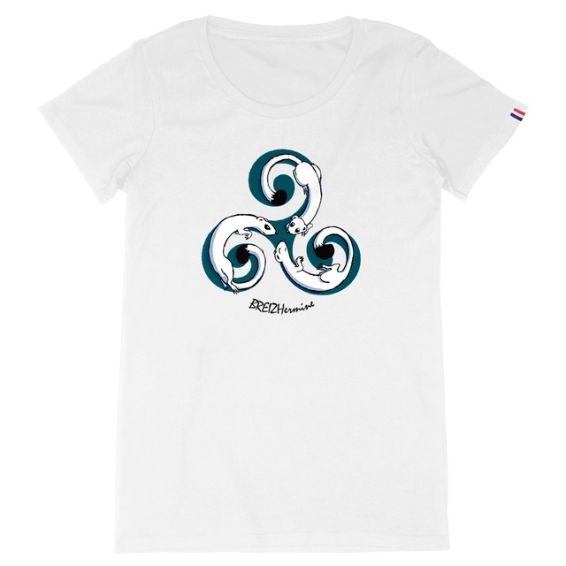 Image back T-shirt Femme - Epais - Hermiskell