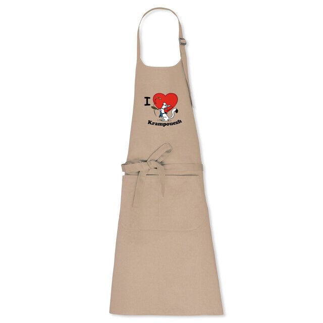 Image back Tablier beige - I love krampouezh
