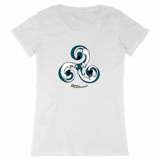 Image back T-shirt Femme - Premium Plus - Hermiskell
