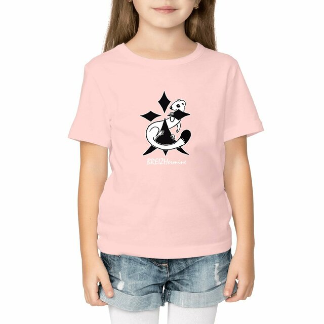 Image front T-shirt enfant - Premium Plus - Hermine au carré