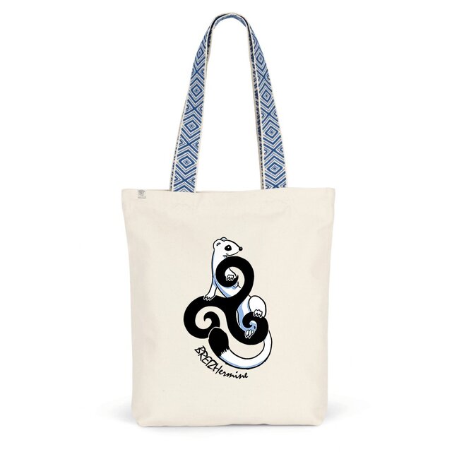 Image back Totebag epais - Anse colorée - Celt'hermine